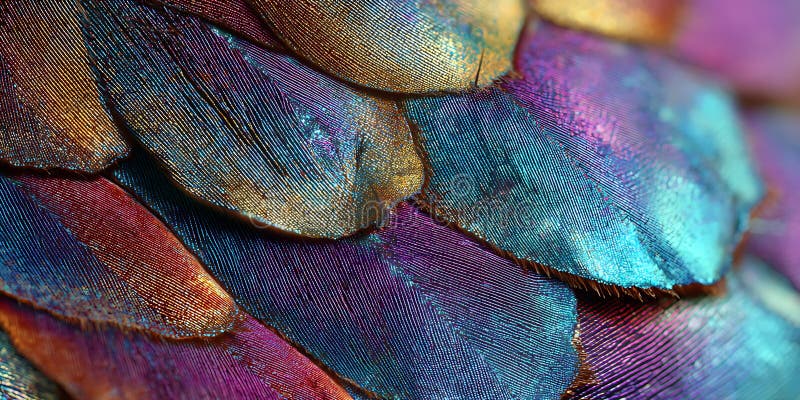 Vibrant Cosmic Textures Stunning CloseUp royalty free illustration