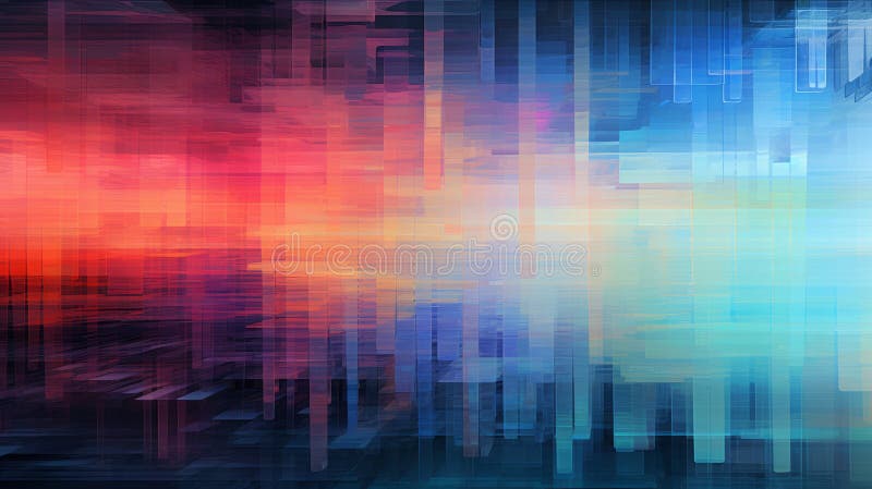 Un fond abstract dinamic și dinamic cu linii colorate royalty free illustration