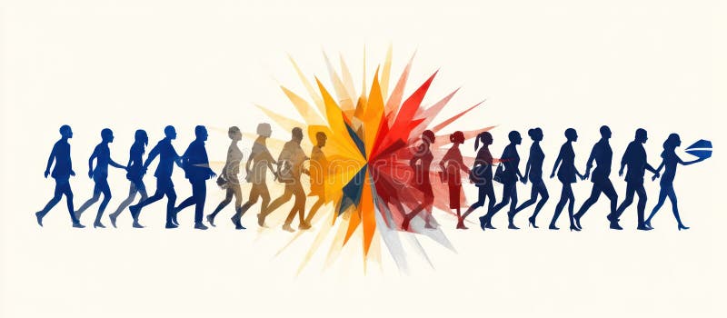 Commonwealth Unity: Celebrating Diversity and Shared Values with Optimism and Collaboration stock illustration