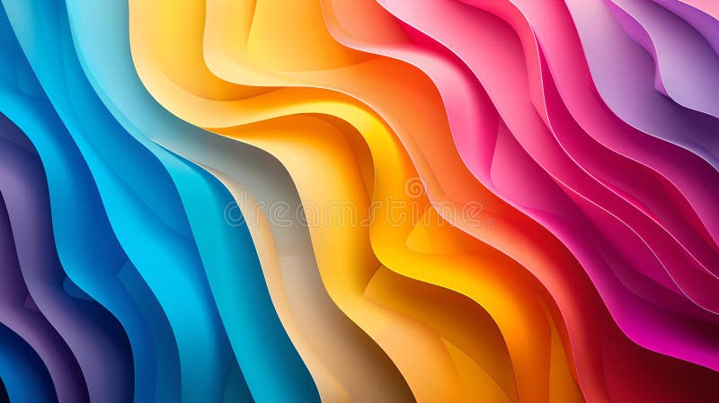 Fundal dinamic dinamic, cu undă dinamică, în culori strălucitoare, ideale pentru designuri și grafică moderne. perfect pentru Web vector illustration