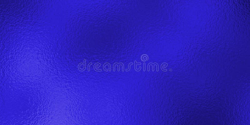 Vibrant Electric Blue Foil Texture Background - Wrinkled Shiny Metallic Surface for Creative Design Projects vector illustration