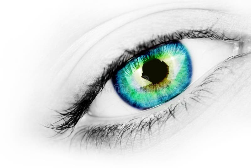 Vibrant eye