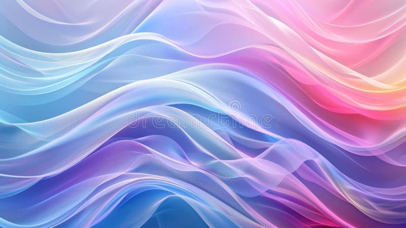 Vibrant hues and dynamic energy blend in a colorful abstract wave gradient in motion AIG62 stock illustration