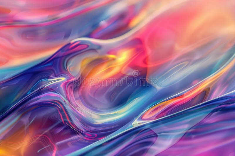 Vibrant hues and dynamic energy blend in a colorful abstract wave gradient in motion AIG62 vector illustration