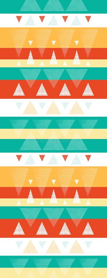 Vibrant ikat stripes vertical seamless pattern