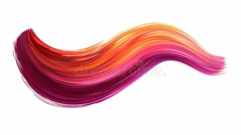 Vibrant label paper brush stroke design in vector illustration royalty free illustration