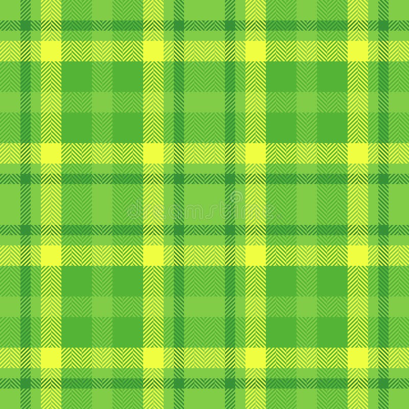 Vibrant lime green and yellow plaid pattern. Perfect for textile design, website backgrounds, or springthemed projects. This stock illustration