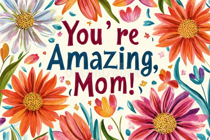 Amazing Mom Tulips Card Amazing Mom Tulips Card