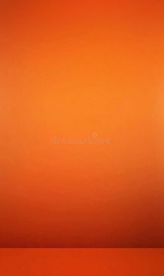 Vibrant Orange Background Studio Backdrop Product Photography Wall Texture Color Gradi vector illustration.