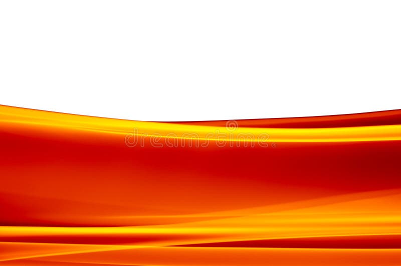 Vibrant Orange Background on White Stock Illustration Illustration of