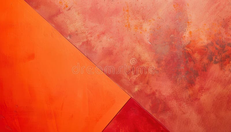 Tiparele geometrice abstract portocaliu și roșu pe fond texturat royalty free stock photos