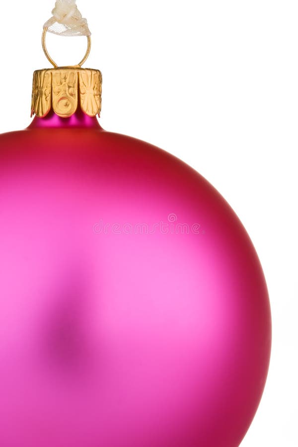 Vibrant pink Christmas Bauble