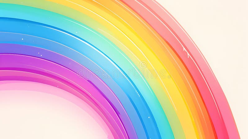 Vibrant Rainbow Hues: An Abstract Masterpiece vector illustration