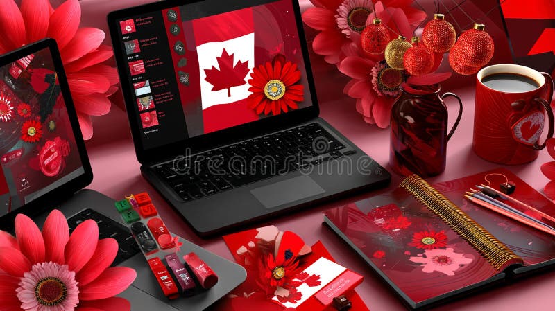 Canada Flag - Cedar Ornament Canada Flag - Cedar Ornament
