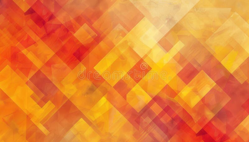 Tiparele geometrice abstracte în nuanțe calde portocalii și galbene royalty free illustration