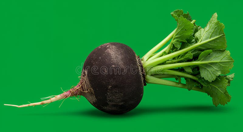Vibrant svart-rosa med gröna blad i grön bakgrund royaltyfri illustrationer