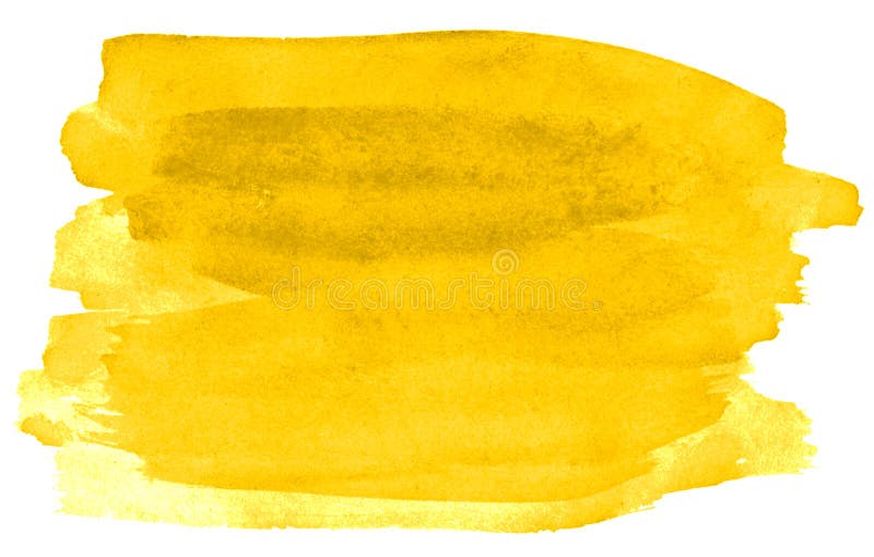 Vibrant Yellow watercolor abstract background, stain, splash paint, stain, divorce. Vintage paintings for design and decoration.