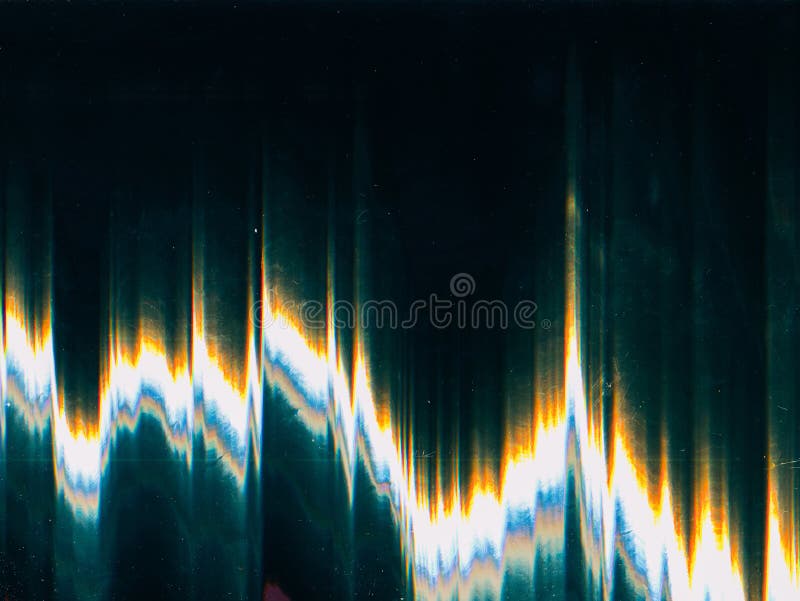 Vibrațiile sonore de interferență strălucitoare abstracte stock illustration