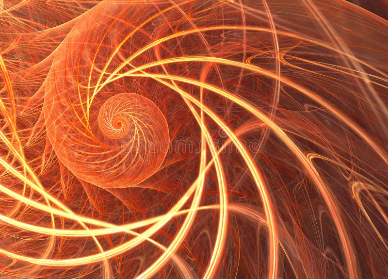 Vibrierender Fractal mit einem Sonnenspiralenmuster Ein Digitalbild ist bezüglich vektor abbildung Vibrierender Fractal mit einem Sonnenspiralenmuster Ein Digitalbild ist bezüglich vektor abbildung