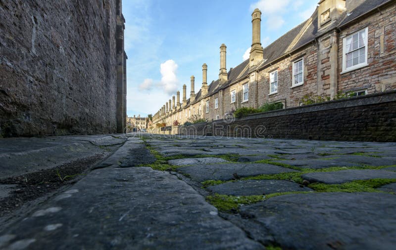 Vicars Close Wells D. Oldest Purely Residential Street with Original Buildings Surviving Intact in Europe royalty free stock photo Vicars Close Wells D. Oldest Purely Residential Street with Original Buildings Surviving Intact in Europe royalty free stock photo