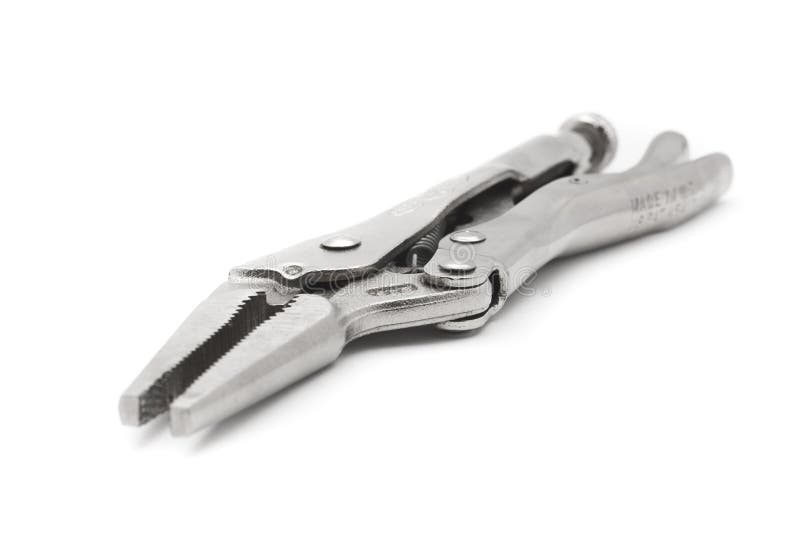 Vice grip pliers stock image. Image of bolt, grove, rust 10022695