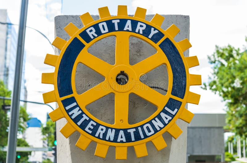 Vicente Lopez, Argentina - December 21, 2019: Logo of Rotary International  Editorial Stock Photo - Image of cooperation, professional: 178261183