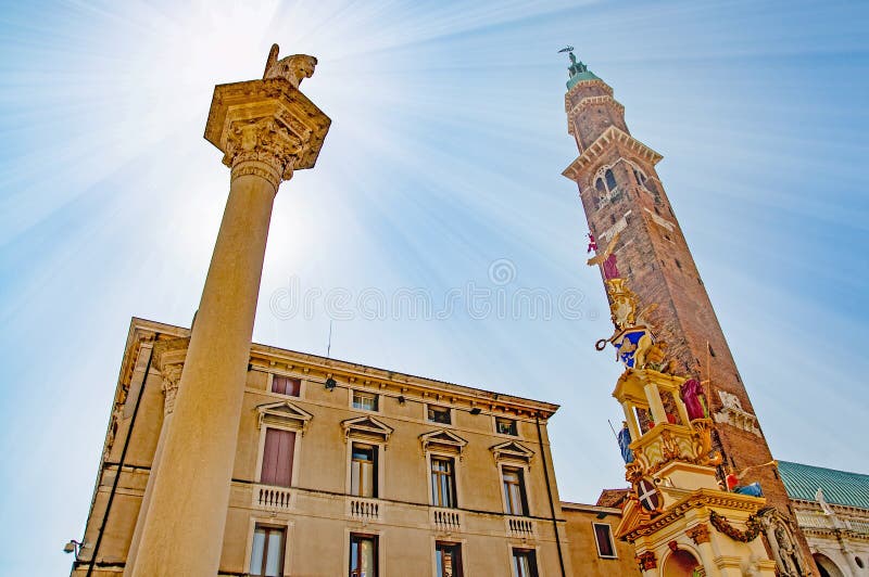 Vicenza stad i Italien royaltyfria foton Vicenza stad i Italien royaltyfria foton