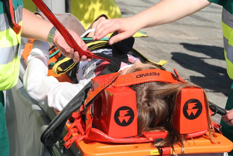 Victim on Stretcher