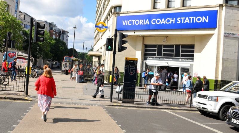 Victoria Coach Station editorial stock image. Image of london - 49021509