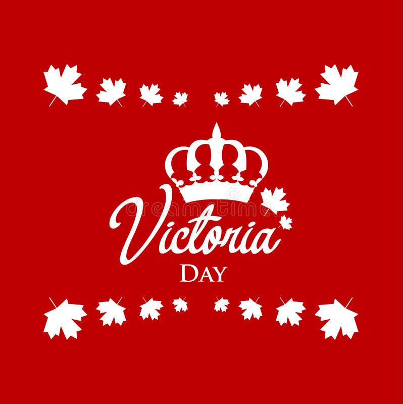 Victoria Day Vector Template Design Illustration Stock Vector