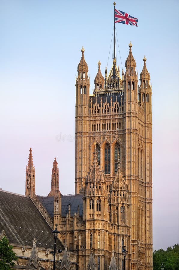Victoria Tower, palacio de Westminster, Londres fotos de archivo libres de regalías Victoria Tower, palacio de Westminster, Londres fotos de archivo libres de regalías