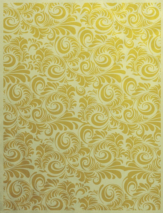 Victorian Wallpaper - Blue stock illustration. Illustration of flower