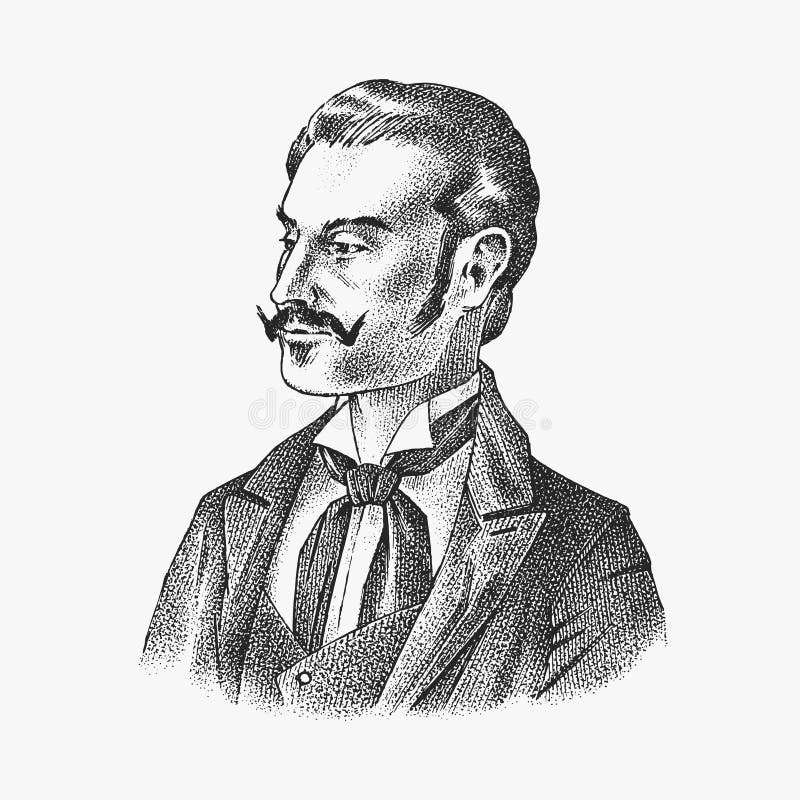 Victorian gentlemen. Elegant Antique man. Ancient Retro fashion clothing. Vintage engraving style. Hand drawn old. Monochrome sketch. Vector illustration royalty free illustration Victorian gentlemen. Elegant Antique man. Ancient Retro fashion clothing. Vintage engraving style. Hand drawn old. Monochrome sketch. Vector illustration royalty free illustration