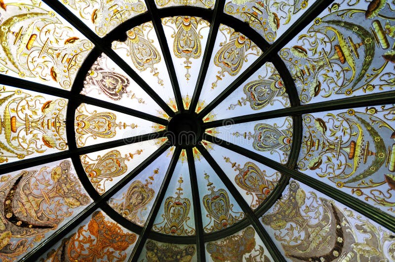 Victorian Glass dome arts stock photo. Image of indoors 44850882