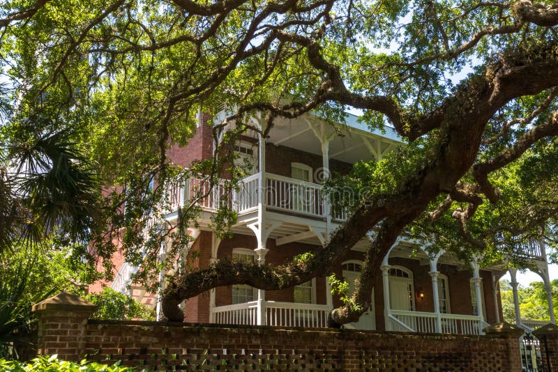 Victorian Home in St. Augustine Stock Photo Image of home, fence