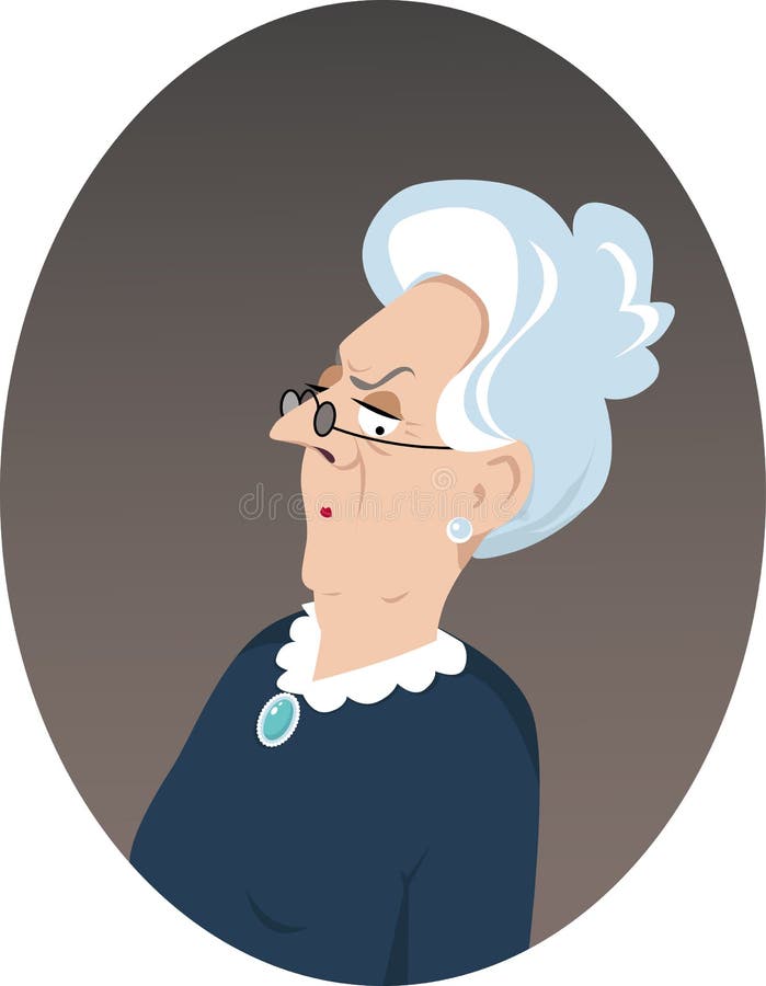 Grumpy Granny Stock Illustrations – 34 Grumpy Granny Stock Illustrations,  Vectors & Clipart - Dreamstime