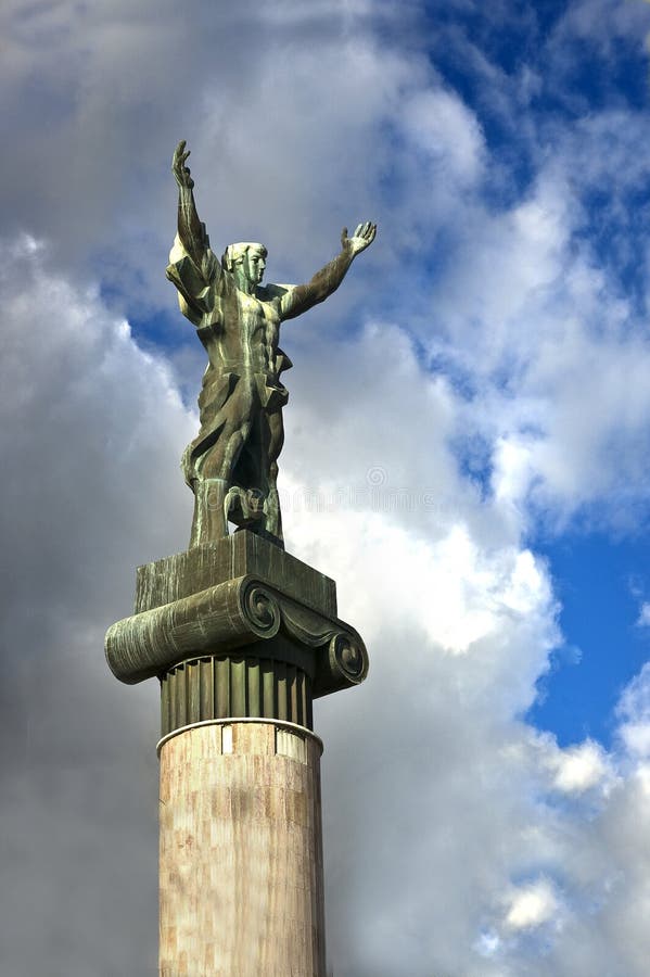 Statue of Victoria, Puerto Banus, Marbella Stock Image Image of