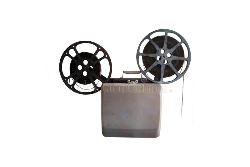 Projecteur Super 8 Vintage Sur Fond Noir