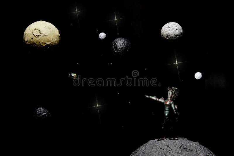 Vida estrangeira no espaço imagens de stock Vida estrangeira no espaço imagens de stock