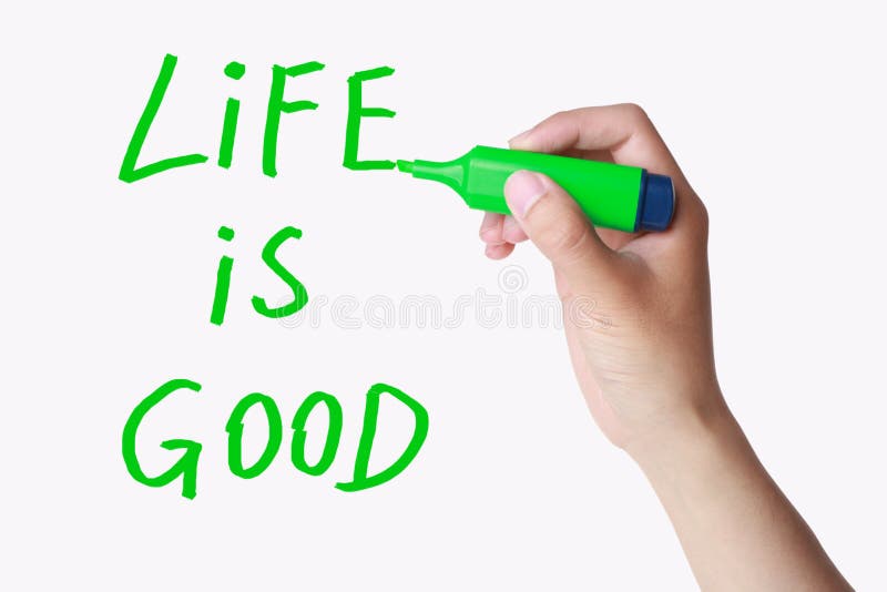 A vida é boa imagem de stock A vida é boa imagem de stock