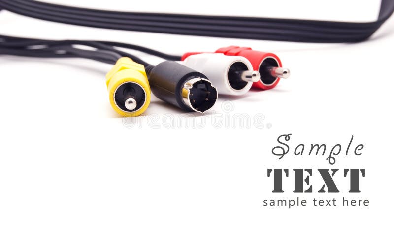 Video and Audio connectors