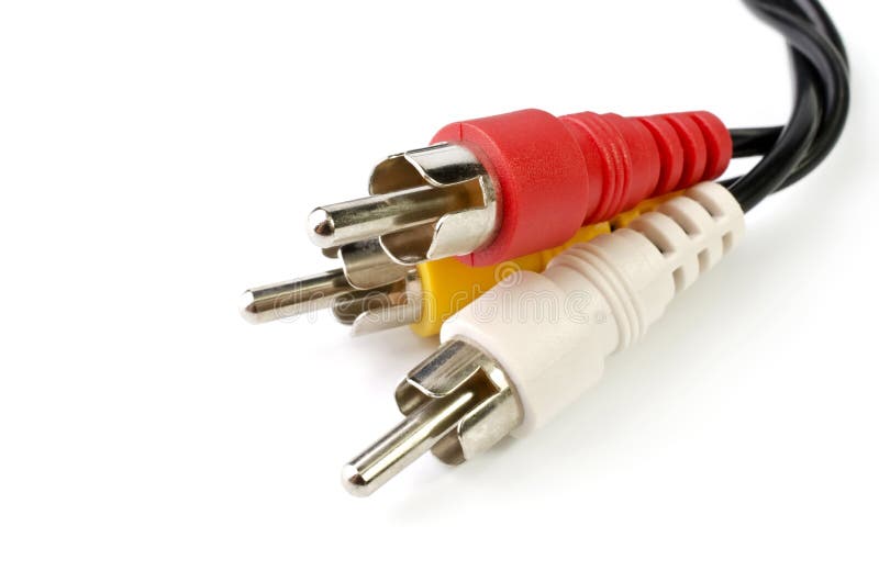 Video and audio jack royalty free stock image Video and audio jack royalty free stock image