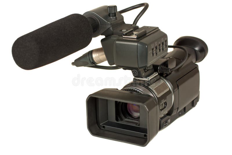 Video camera stock image