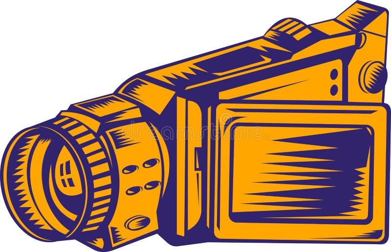 Video camera stock vector. Illustration of filming, handycam 9413715