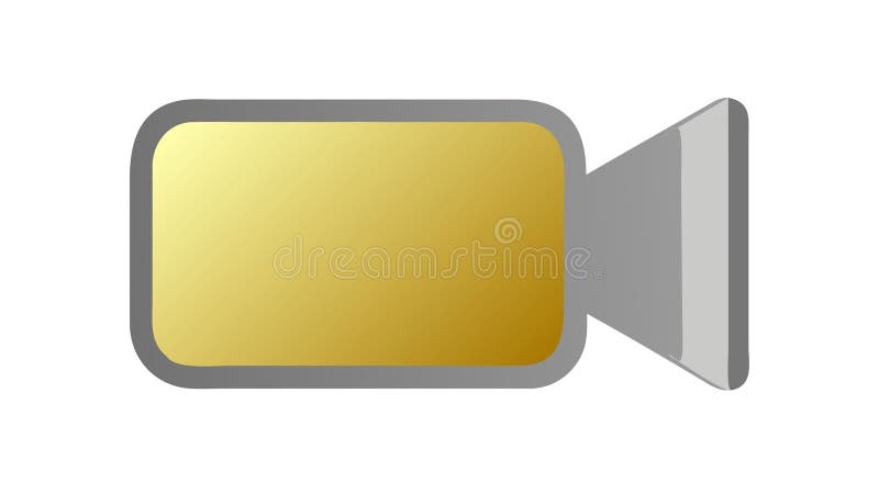 Video Camera Icon with Streaming Bars, vector design Generative AI royalty free illustration