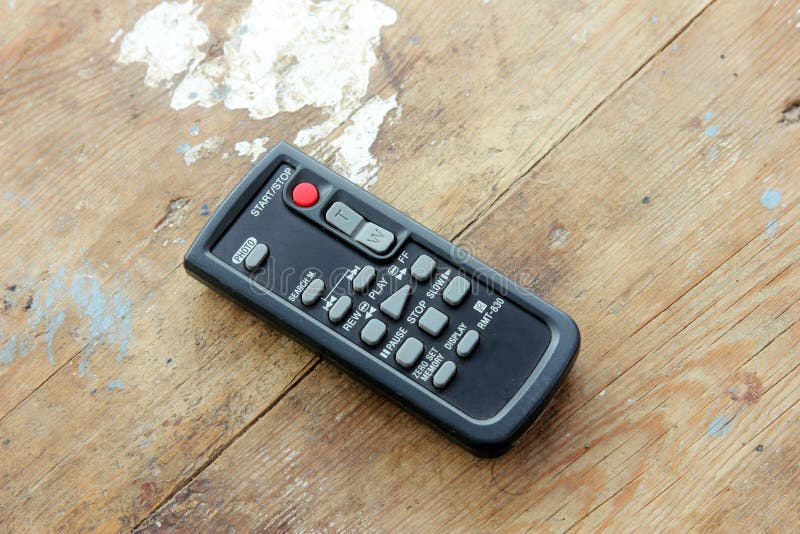 Video Camera Remote Control Stock Image Image of retro, entertainment