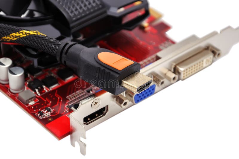 Video card and hdmi cable