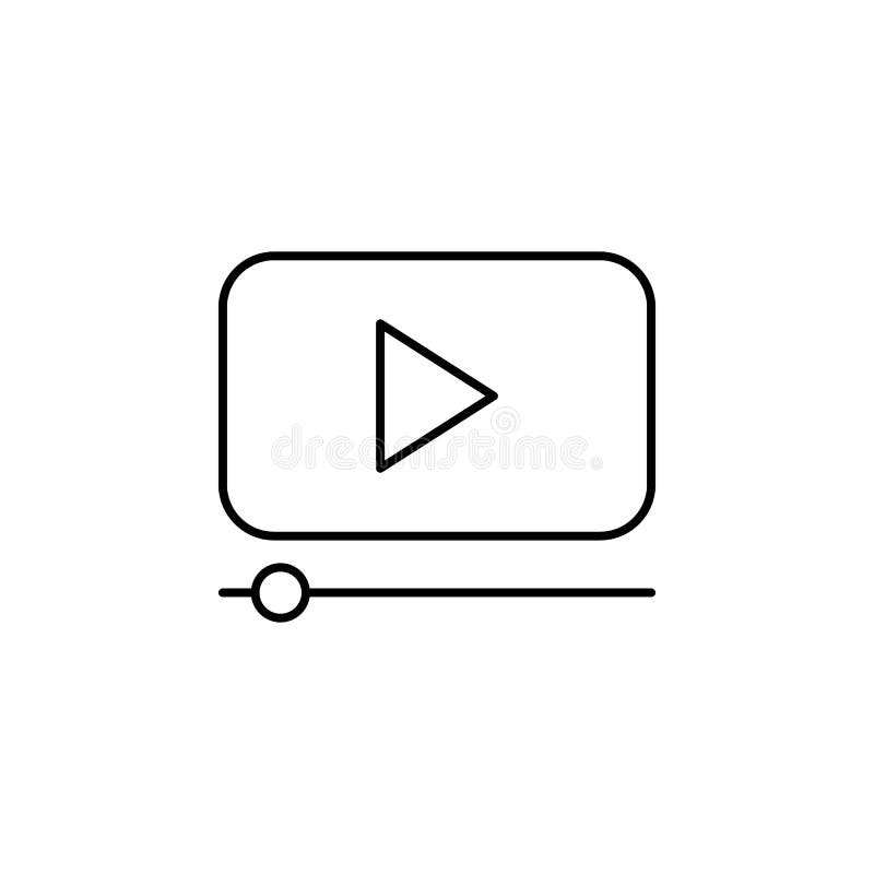 Video Clip Icon. Element of Online and Web for Mobile Concept and Web Apps  Icon Stock Illustration - Illustration of design, pictogram: 126133063