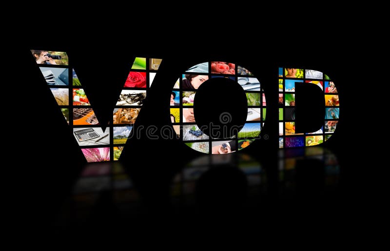 Video on demand abstract text, tv concept. stock photo Video on demand abstract text, tv concept. stock photo