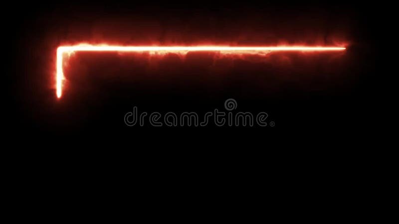 Video Footage Animated Fire Frame Stock Footage - Video of black